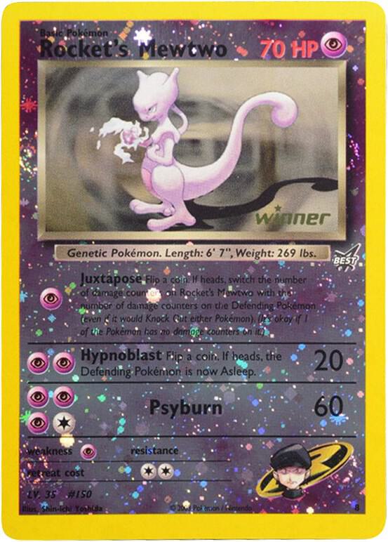 Rocket's Mewtwo - 8 [Winner] - Best of Promos
