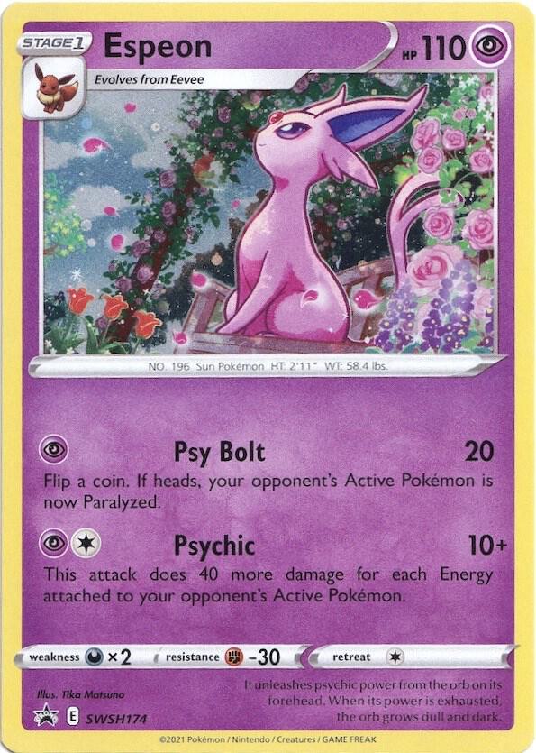 Espeon - SWSH174 - SWSH: Sword & Shield Promo Cards