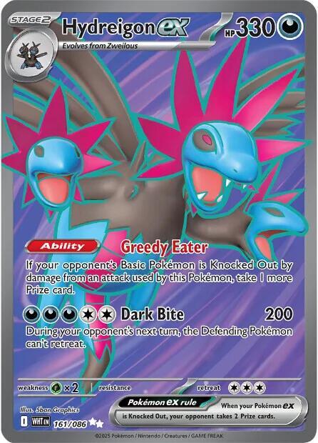 Hydreigon ex - 161/086 - SV: White Flare