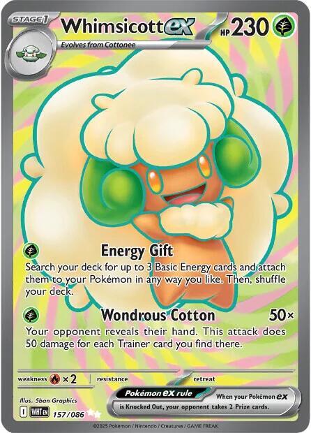 Whimsicott ex - 157/086 - SV: White Flare