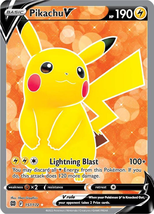 Pikachu V (Full Art) - SWSH09: Brilliant Stars