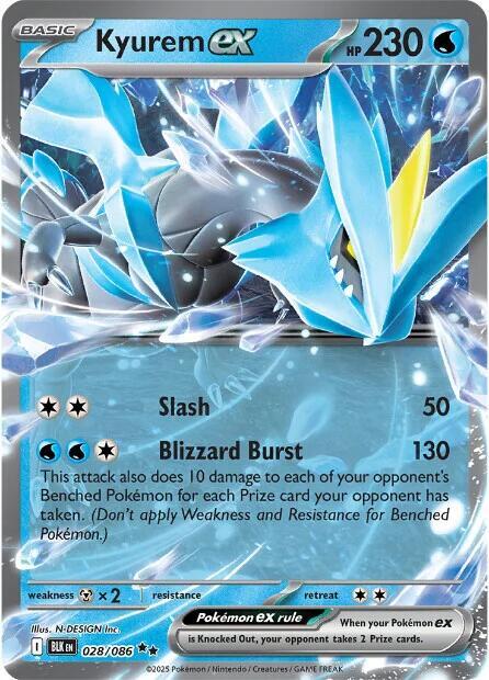 Kyurem ex - SV: Black Bolt