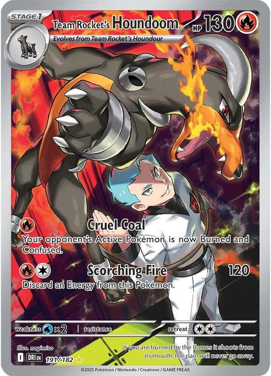 Team Rocket's Houndoom - 191/182 - SV10: Destined Rivals