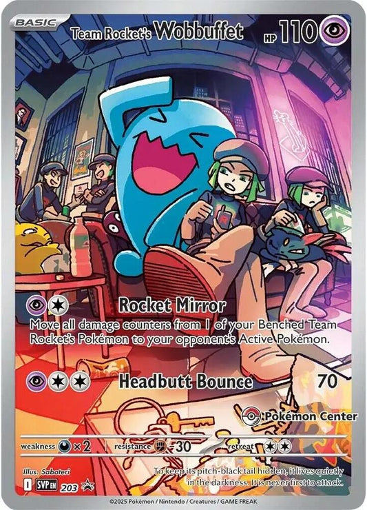 Team Rocket's Wobbuffet (Pokemon Center Exclusive) - SV: Scarlet & Violet Promo Cards