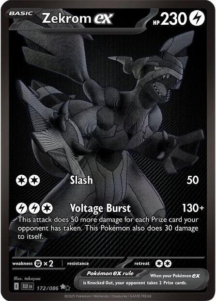 Zekrom ex - 172/086 - SV: Black Bolt