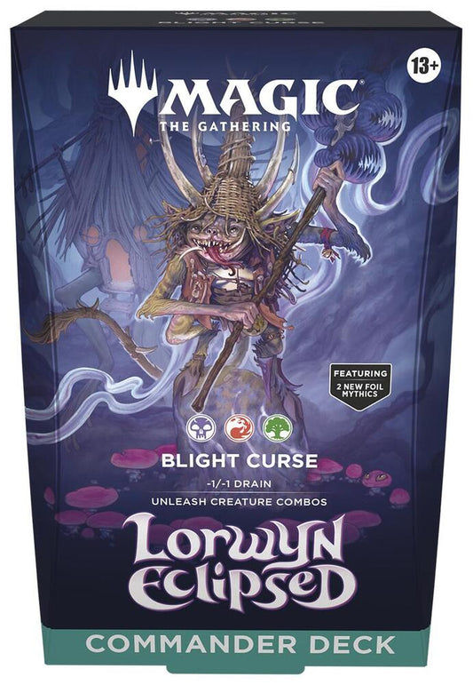 Lorwyn Eclipsed Commander Deck - Blight Curse (Pre-Order 1/23/2026)