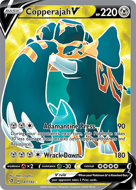 Copperajah V (Full Art) - SWSH02: Rebel Clash