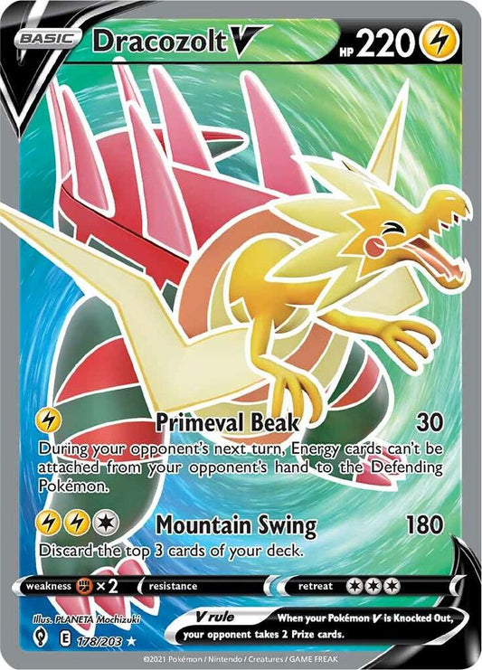 Dracozolt V (Full Art) - SWSH07: Evolving Skies