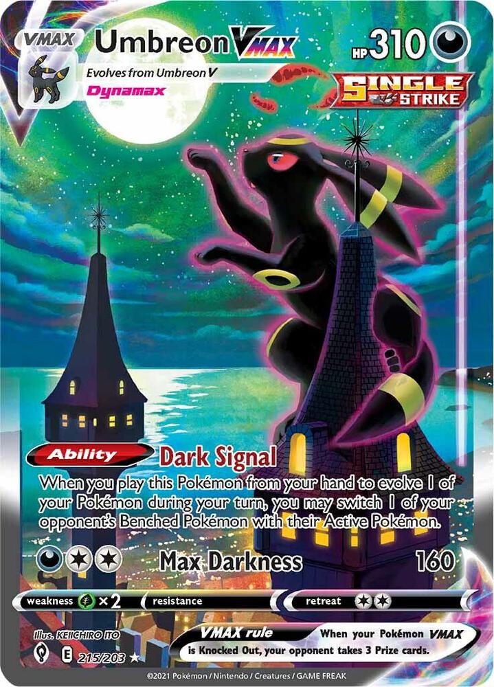 Umbreon VMAX (Alternate Art Secret) - SWSH07: Evolving Skies