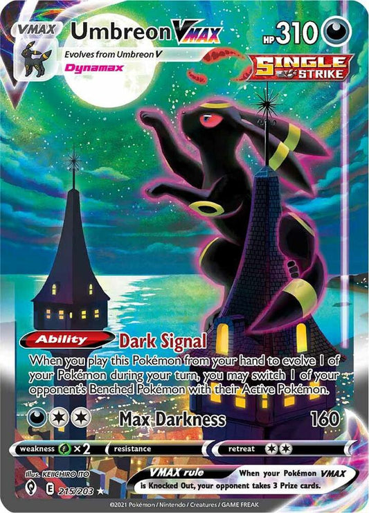 Umbreon VMAX (Alternate Art Secret) - SWSH07: Evolving Skies