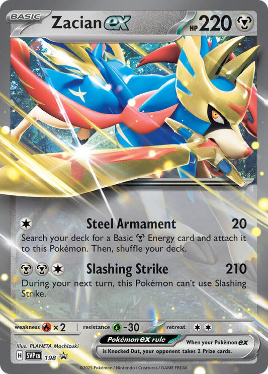 Zacian ex - 198 - SV: Scarlet & Violet Promo Cards