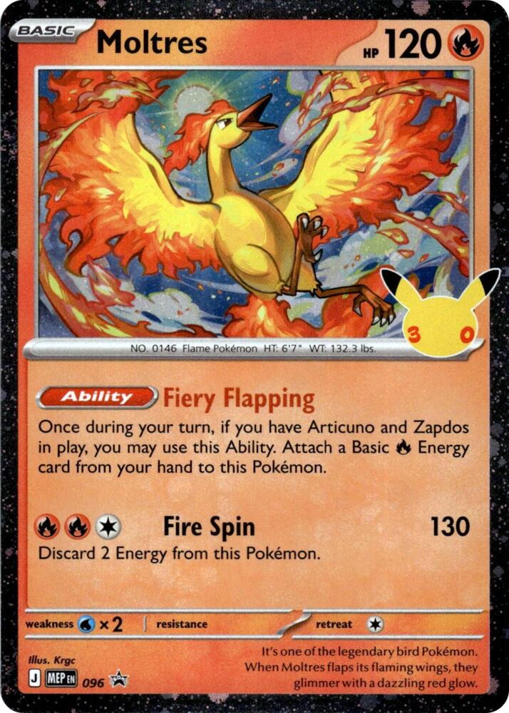 Moltres - 096 (30th Celebration)