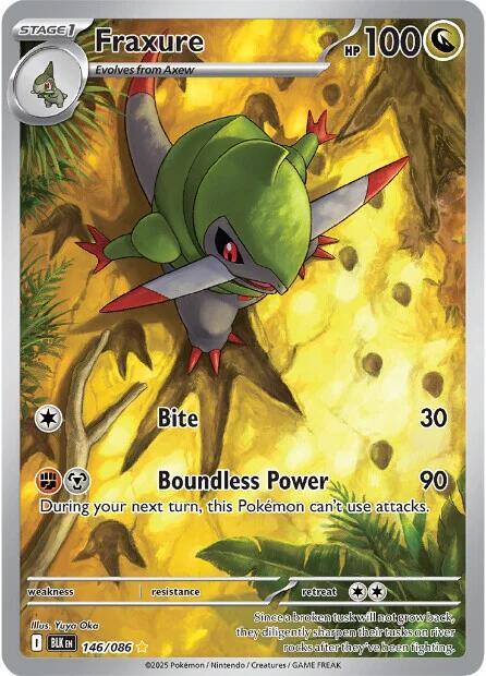 Fraxure - 146/086 - SV: Black Bolt