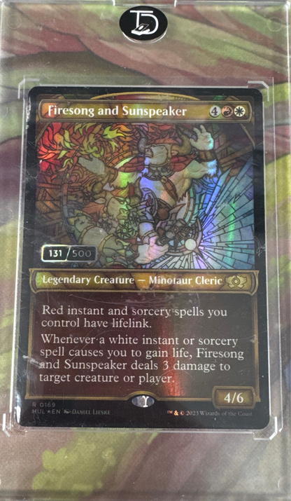 Firesong and Sunspeaker (Serial Numbered)