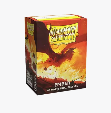 Dragon Shield Dual Matte Standard Sleeves - Ember (100-Pack)