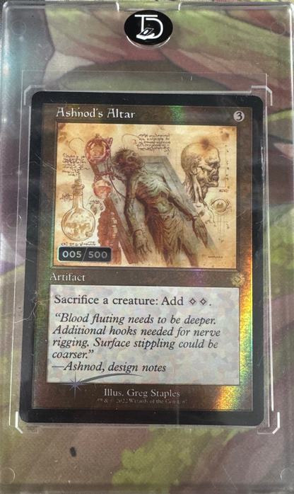 Ashnod's Altar (Schematic) (Serial Numbered)