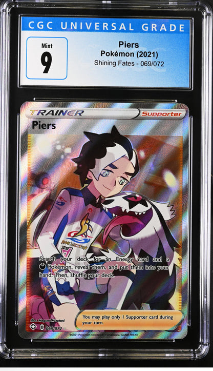 piers pokemon card value 2021 Pokemon Piers #069/072 CGC 9 – Topcard