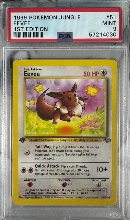1999 Pokemon Eevee #51 PSA 9