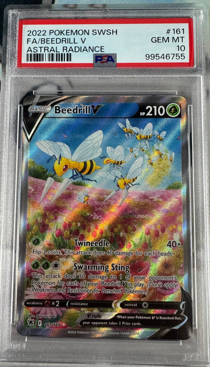 2022 Pokemon Beedrill V #161 PSA 10