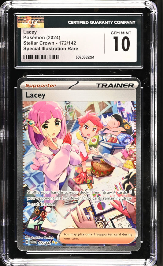 2024 POKEMON LACEY #172/142 CGC 10