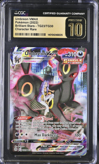 2022 Pokemon Umbreon Vmax #TG23/TG30 CGC 10 Pristine