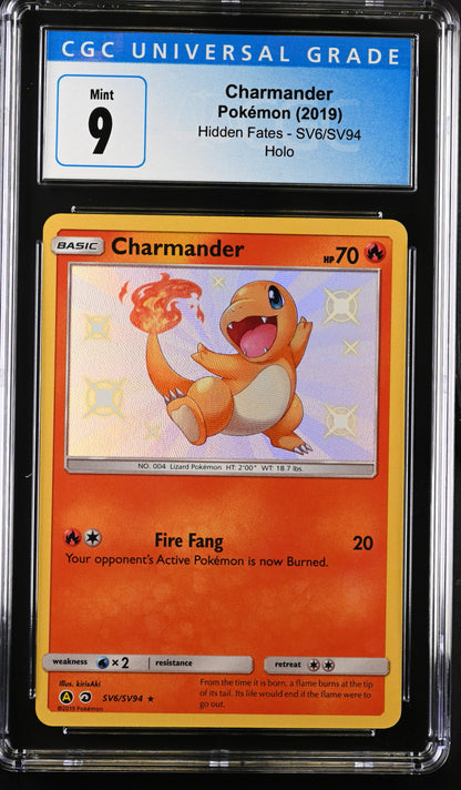 2019 Pokemon Charmander #SV6/SV94 CGC 9