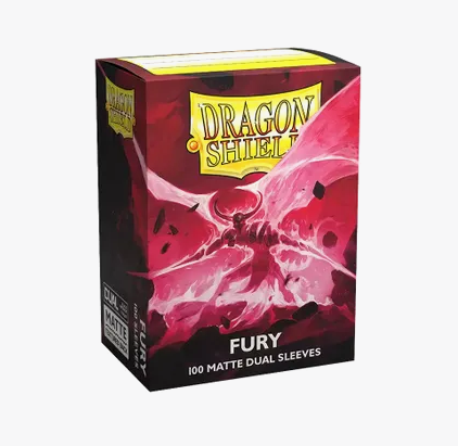 Dragon Shield Dual Matte Standard Sleeves - Fury (100-Pack)