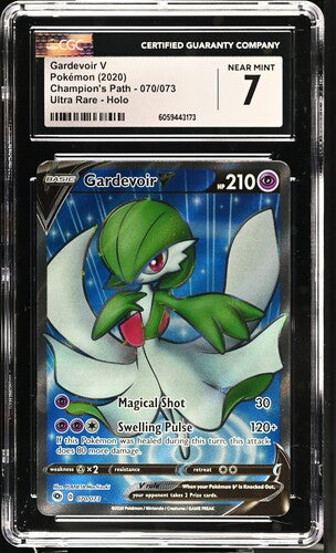 2020 POKEMON CHAMPION'S PATH GARDEVOIR V 070/073 CGC 7