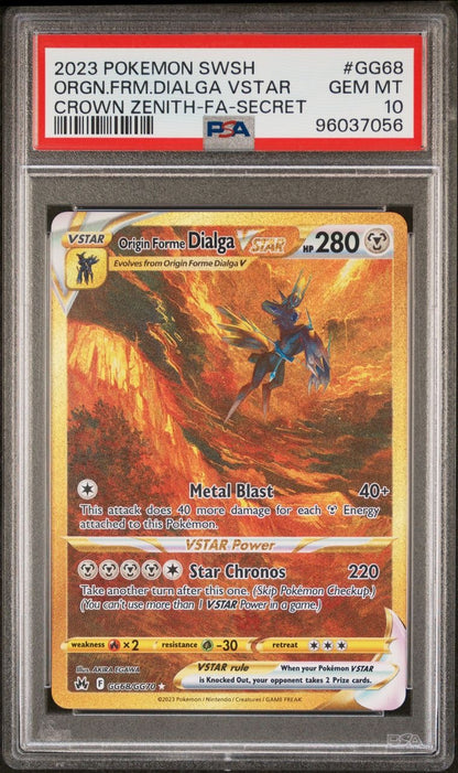 2023 Pokemon Origin Forme Dialga Vstar #GG68 PSA 10