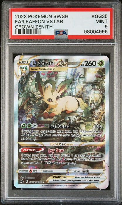 2023 Pokemon Leafeon Vstar #GG35 PSA 9