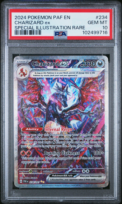 2024 Pokemon Charizard Ex #234 PSA 10