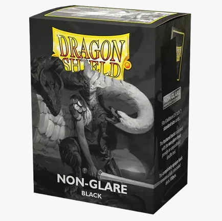 Dragon Shield Non-Glare V2 Matte Sleeves - Black (100-Pack)