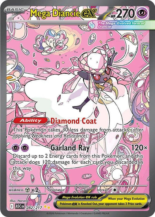 Mega Diancie ex - 282/217 - ME: Ascended Heroes