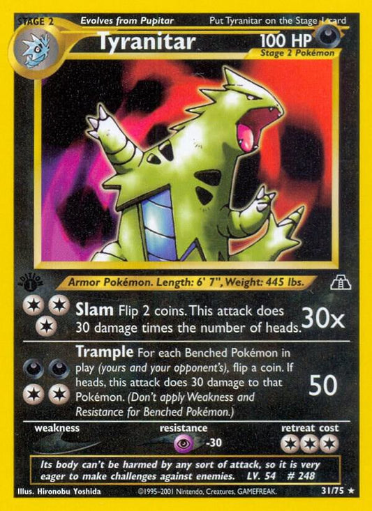 Tyranitar (12) - Neo Discovery
