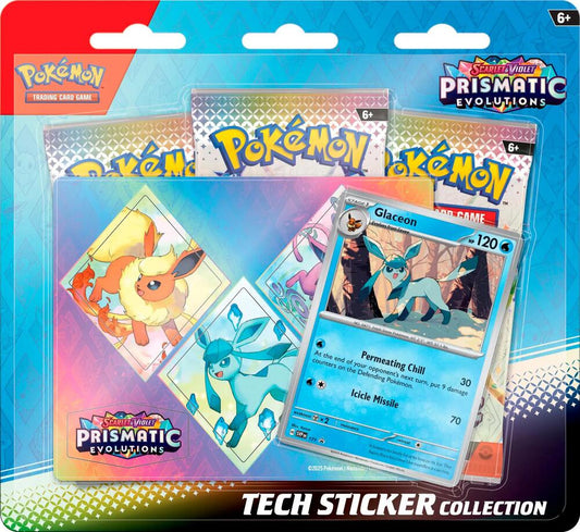 Prismatic Evolutions Tech Sticker Collection [Glaceon]