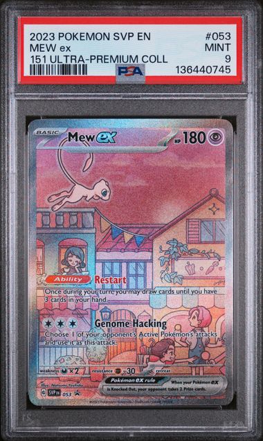 2023 POKEMON SVP ULTRA PREMIUM COLLECTION MEW EX #053 PSA 9