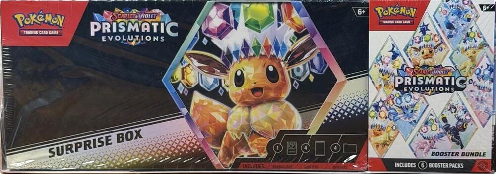 Prismatic Evolutions Booster Bundle + Surprise Box Bundle