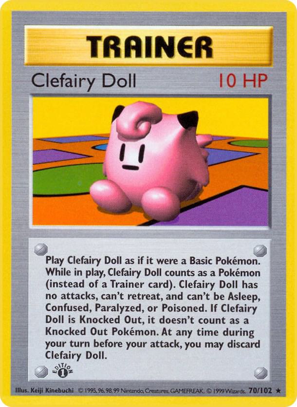 Clefairy Doll - Base Set (Shadowless)