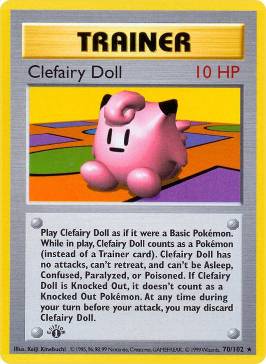 Clefairy Doll - Base Set (Shadowless)