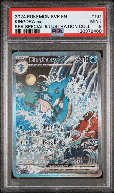 2024 POKEMON BLACK STAR PROMO KINGDRA EX #131 PSA 9