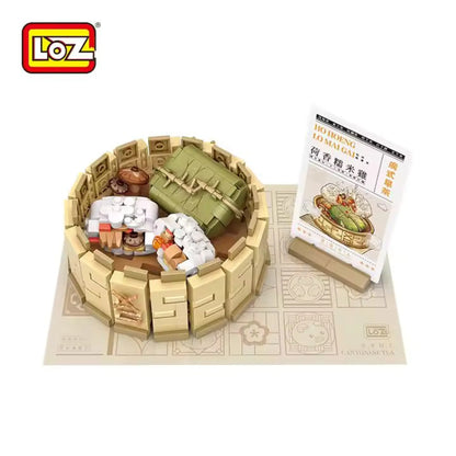 LOZ Building Block Dim Sum Set Chicken
