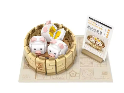 LOZ Building Block Dim Sum Bread